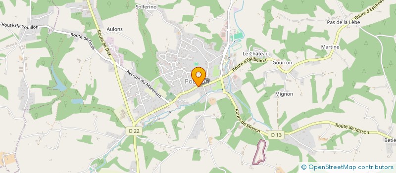 localisation de l'entreprise LE MALOYA  POUILLON