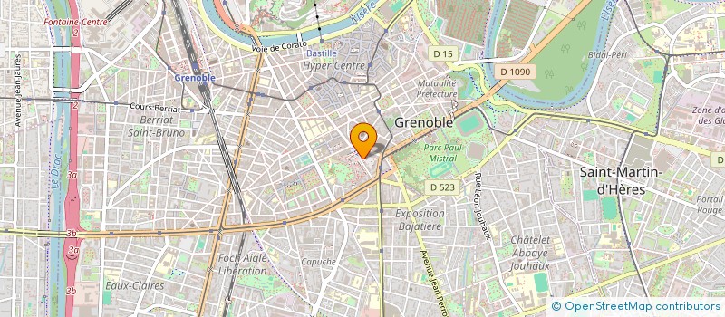 localisation de l'entreprise LE MALRAUX  GRENOBLE