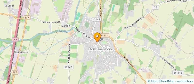 localisation de l'entreprise LE MALTESE  ETOILE-SUR-RHONE