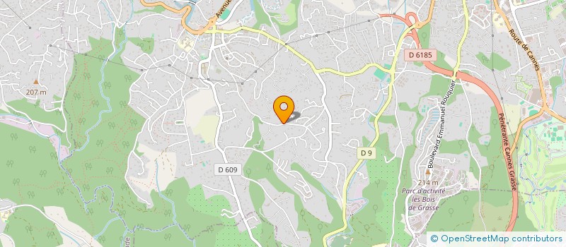 localisation de l'entreprise LE MALUZIO à MANDELIEU-LA-NAPOULE