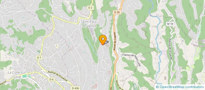 localisation de l'entreprise LE MALVANT à SAINT-PAUL-DE-VENCE