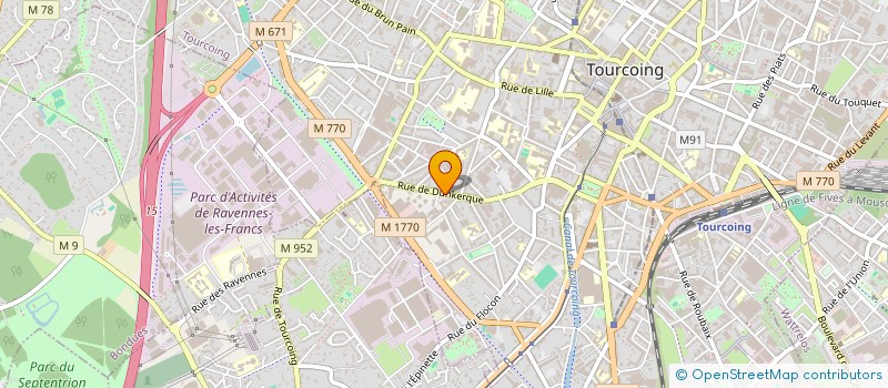 localisation de l'entreprise LE MAM'BO DES ELEPHANTS à TOURCOING