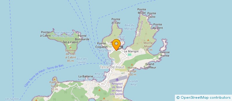 localisation de l'entreprise LE MAMBO  TERRE-DE-HAUT