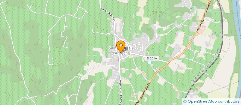 localisation de l'entreprise LE MAMBO  SAINT-MARCEL-D'ARDECHE