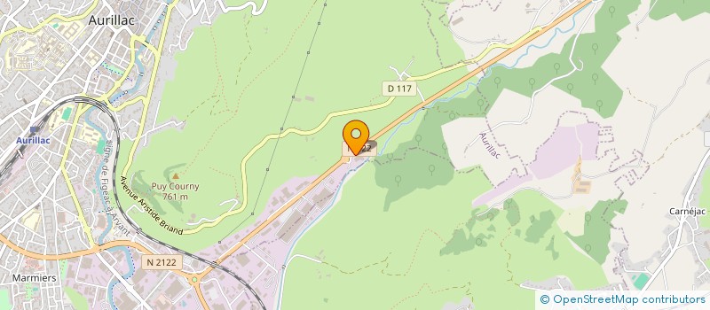 localisation de l'entreprise LE MAMOU ENERGIE à AURILLAC