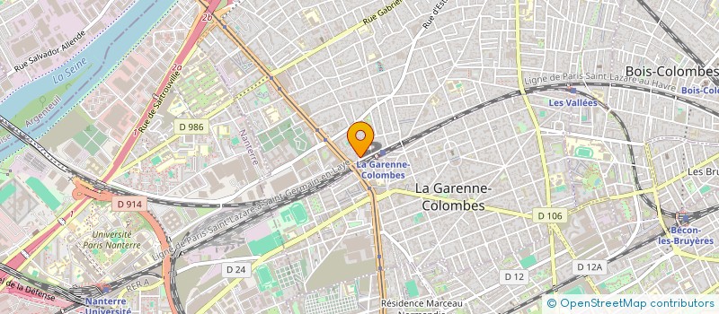 localisation de l'entreprise LE MAN SOURIA à COLOMBES