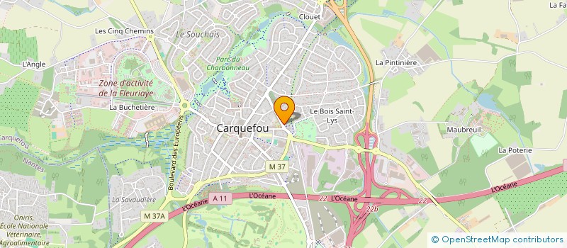 localisation de l'entreprise LE MANA  CARQUEFOU