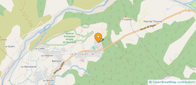 localisation de l'entreprise LE MANACH ET FILS à LE BRUSQUET