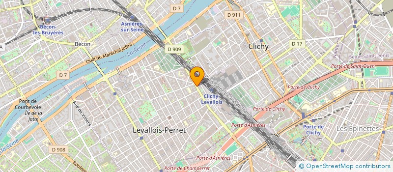localisation de l'entreprise LE MANAGEMENT ET LE CONSEIL à LEVALLOIS-PERRET