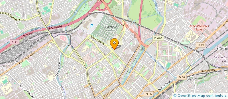 localisation de l'entreprise LE MANAO  MULHOUSE