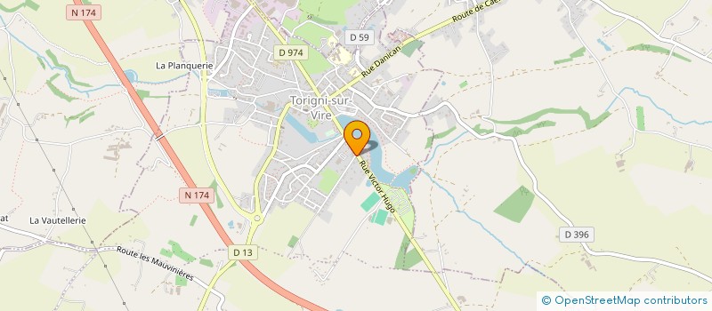 localisation de l'entreprise LE MANCHOT GLACE  TORIGNY-LES-VILLES