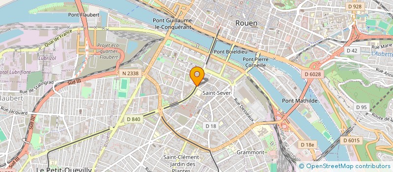 localisation de l'entreprise LE MANDARIN à ROUEN