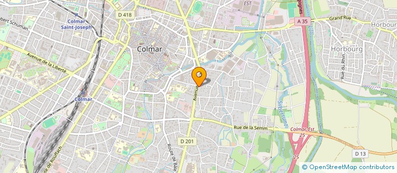 localisation de l'entreprise LE MANDARIN DIFFUSION  COLMAR