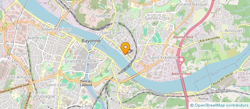 localisation de l'entreprise LE MANDRILL  BAYONNE