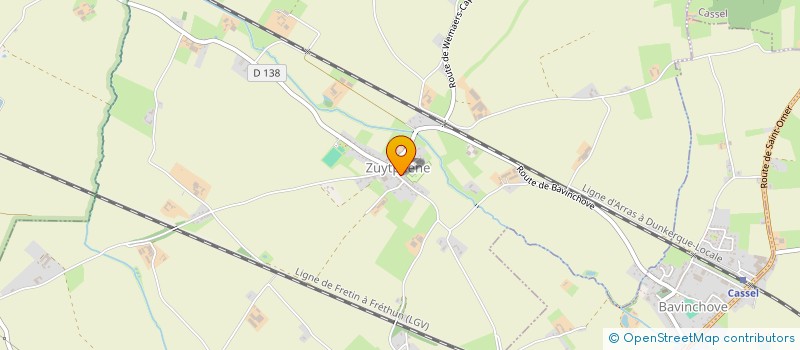 localisation de l'entreprise LE MANEGE  ZUYTPEENE