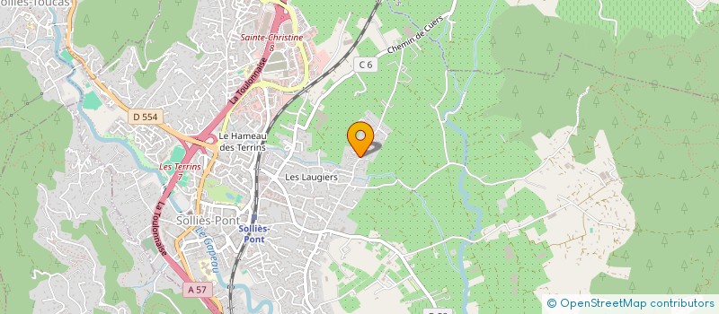 localisation de l'entreprise LE MANEGE D'ANDREA  SOLLIES-PONT