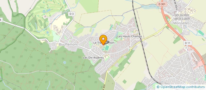 localisation de l'entreprise LE MANEGE DES DOUDOUS CALINS MAM  BOUFFEMONT