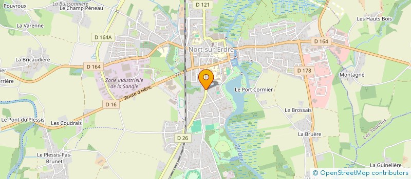 localisation de l'entreprise LE MANEGE EN CHANTIER  NORT-SUR-ERDRE