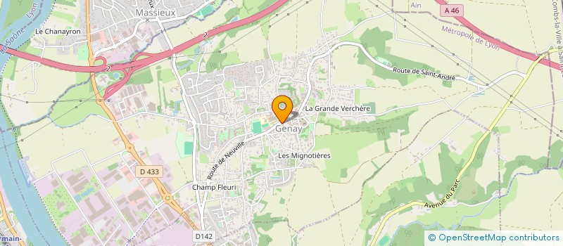 localisation de l'entreprise LE MANEGE ENCHANTE à GENAY