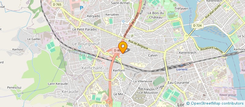 localisation de l'entreprise LE MANEGE ENCHANTEUR à LORIENT