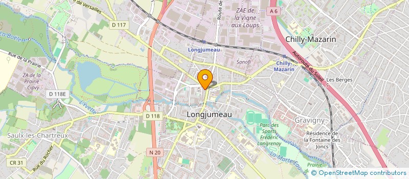 localisation de l'entreprise LE MANEGE GOURMAND à LONGJUMEAU