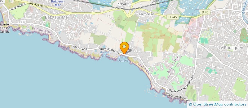 localisation de l'entreprise LE MANERICK  LA BAULE-ESCOUBLAC