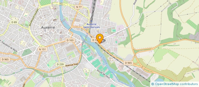 localisation de l'entreprise LE MANET à AUXERRE