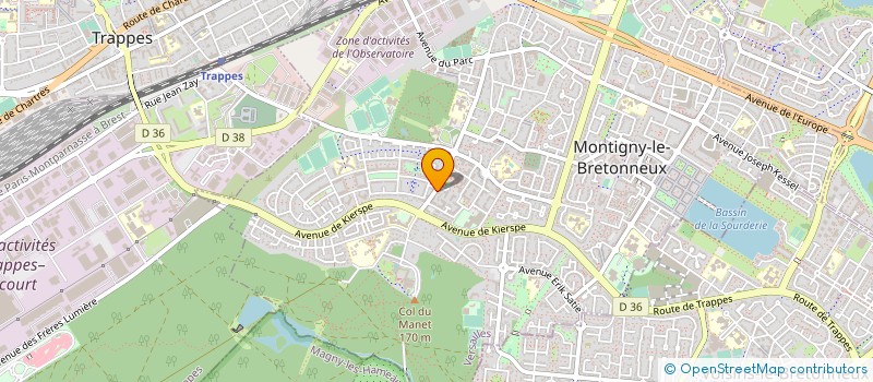 localisation de l'entreprise LE MANG A 2  MONTIGNY-LE-BRETONNEUX