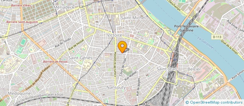 localisation de l'entreprise LE MANGE BAR  BORDEAUX