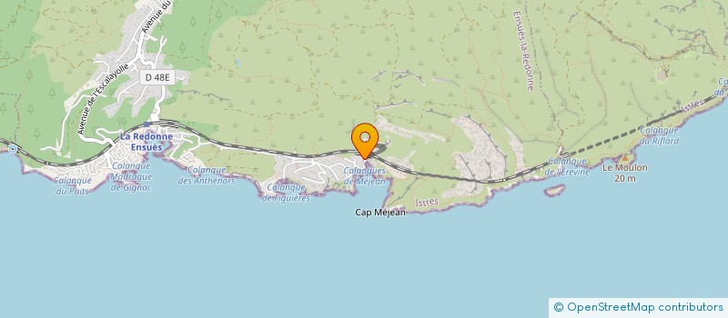 localisation de l'entreprise LE MANGETOUT  ENSUES-LA-REDONNE