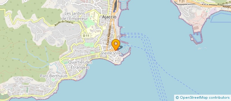 localisation de l'entreprise LE MANGO à AJACCIO