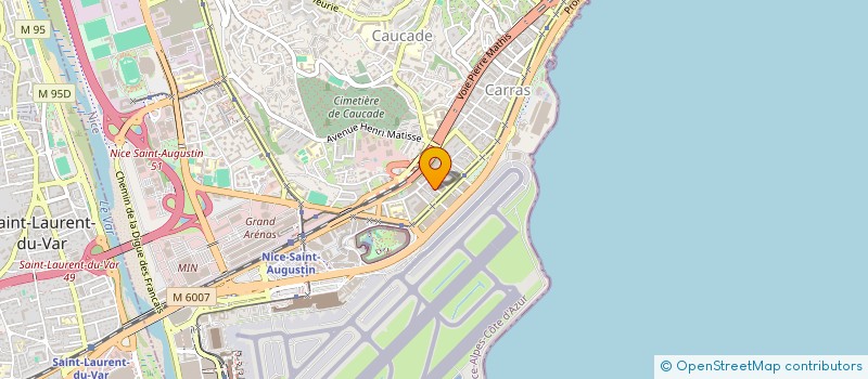 localisation de l'entreprise LE MANHATAN à NICE