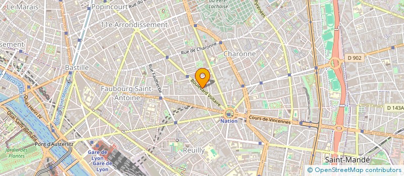 localisation de l'entreprise LE MANHATTAN  PARIS