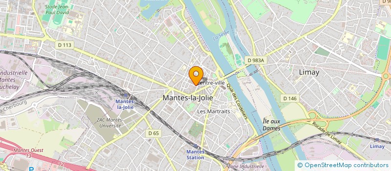 localisation de l'entreprise LE MANHATTAN  MANTES-LA-JOLIE