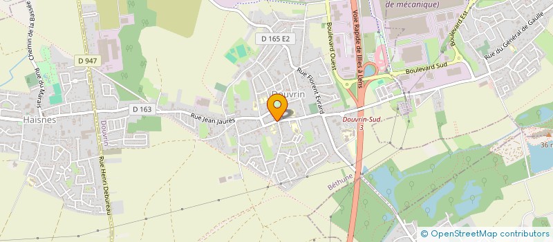 localisation de l'entreprise LE MANHATTAN  DOUVRIN