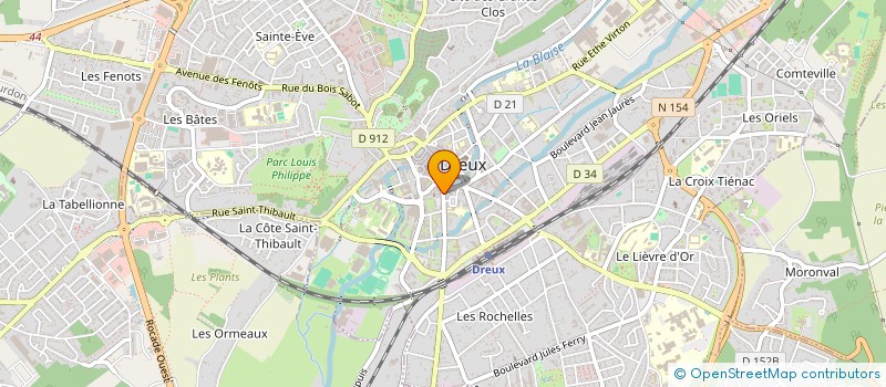 localisation de l'entreprise LE MANHATTAN à DREUX