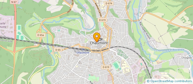 localisation de l'entreprise LE MANHATTAN à CHAUMONT