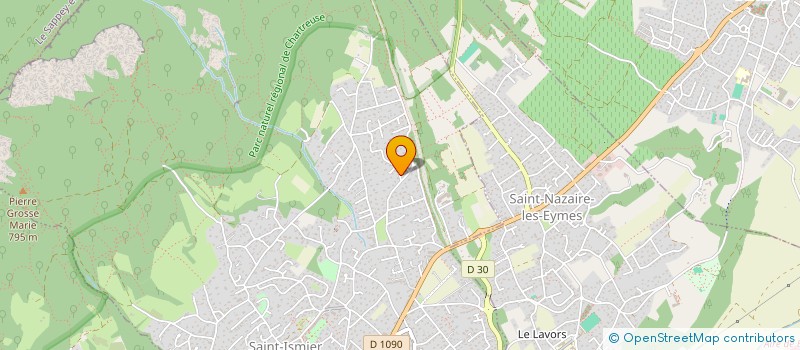 localisation de l'entreprise LE MANIVAL à SAINT-ISMIER