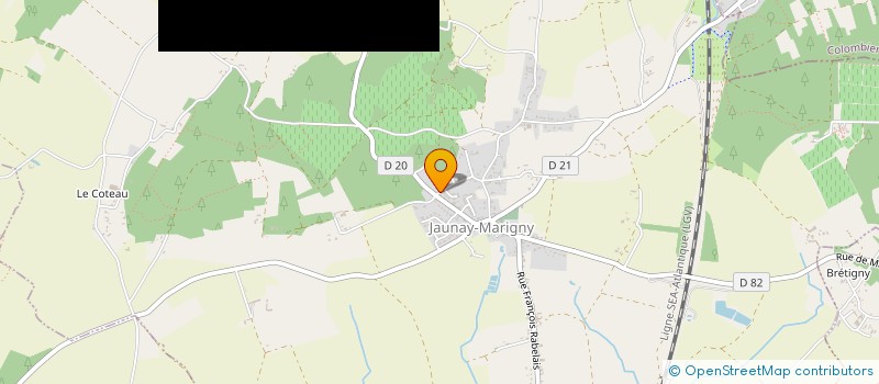 localisation de l'entreprise LE MANOIR 1977  JAUNAY-MARIGNY