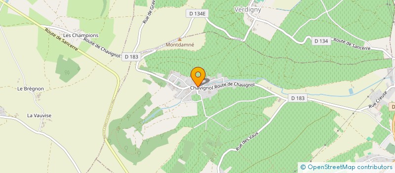 localisation de l'entreprise LE MANOIR  SANCERRE