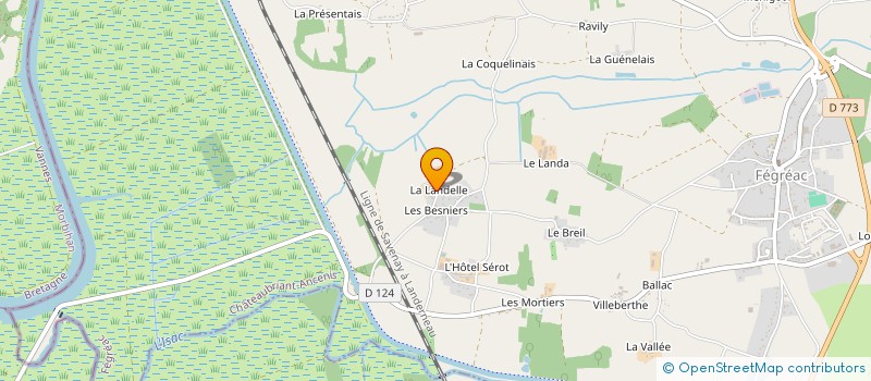 localisation de l'entreprise LE MANOIR à FEGREAC