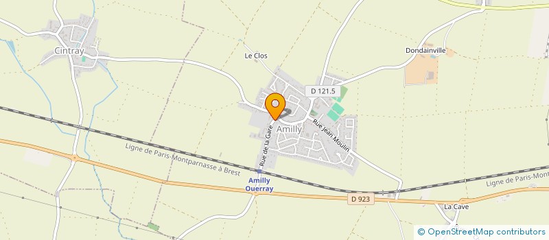 localisation de l'entreprise LE MANOIR  SAINT-PREST