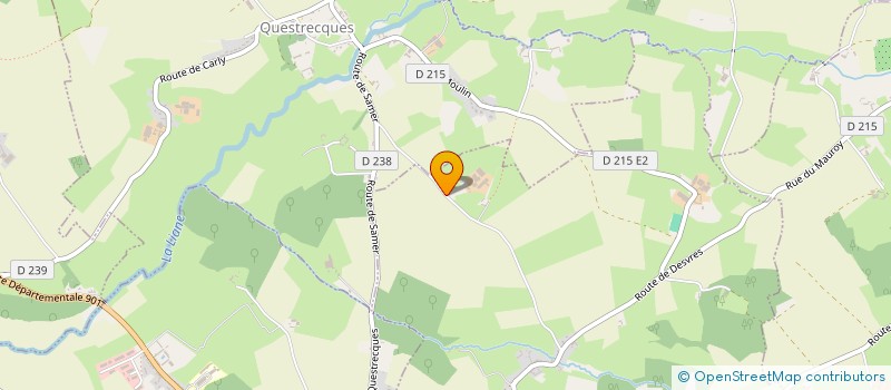 localisation de l'entreprise LE MANOIR  WIERRE-AU-BOIS