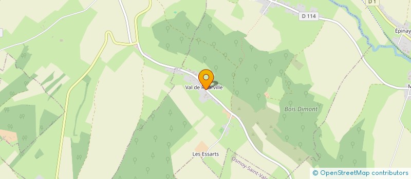 localisation de l'entreprise LE MANOIR  RICARVILLE-DU-VAL