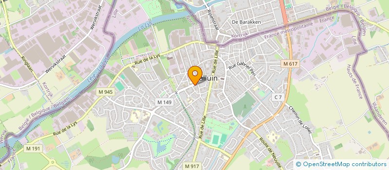 localisation de l'entreprise LE MANOIR  HALLUIN