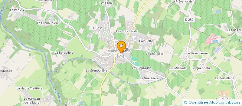 localisation de l'entreprise LE MANOIR  CHAMBLY