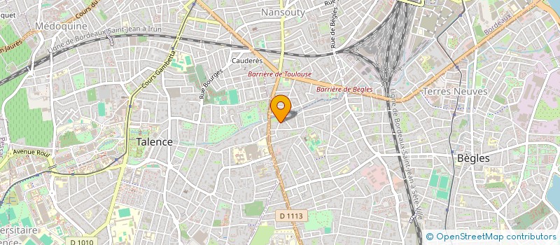 localisation de l'entreprise LE MANOIR 8 à BEGLES