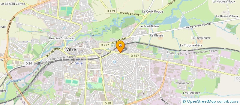 localisation de l'entreprise LE MANOIR  VITRE