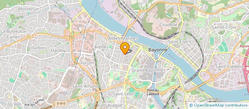 localisation de l'entreprise LE MANOIR D'AILLAC à BAYONNE