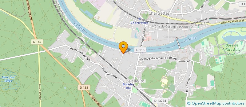 localisation de l'entreprise LE MANOIR DE BRIE à BOIS-LE-ROI